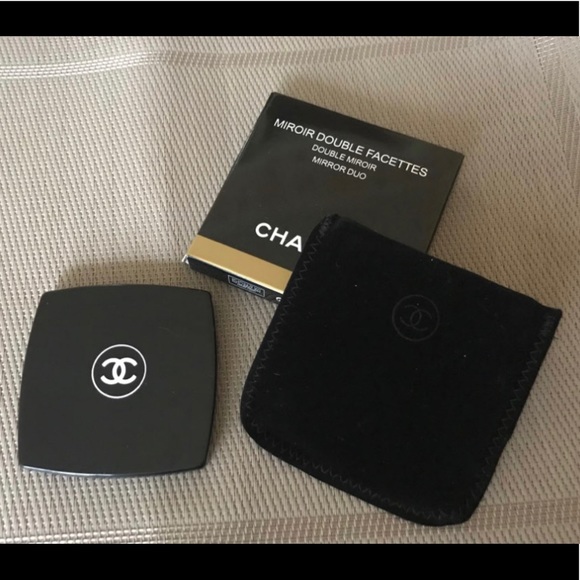 Accessories - New Black Double Mirror Compact